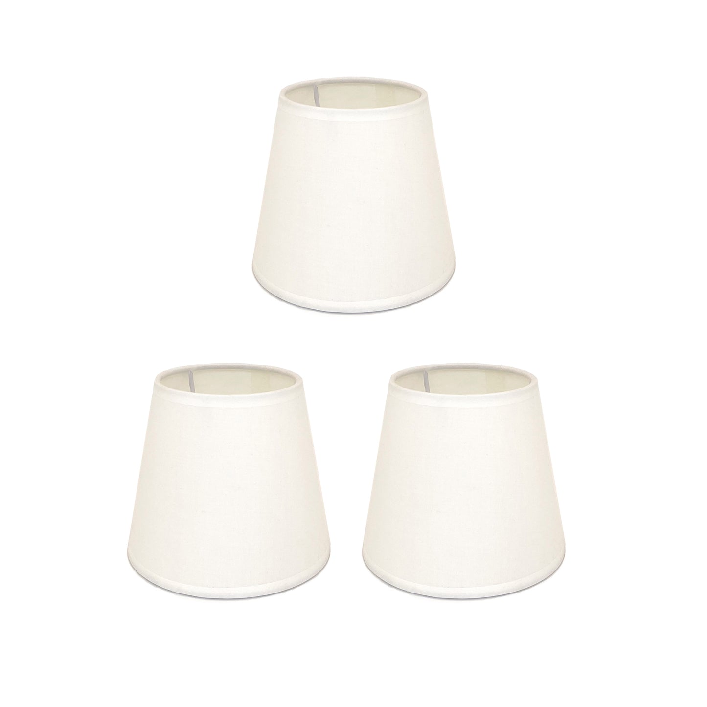 Paralumi liscio multicolori misura 15cm E14 per Lampadario Paralume in Tessuto Rigida