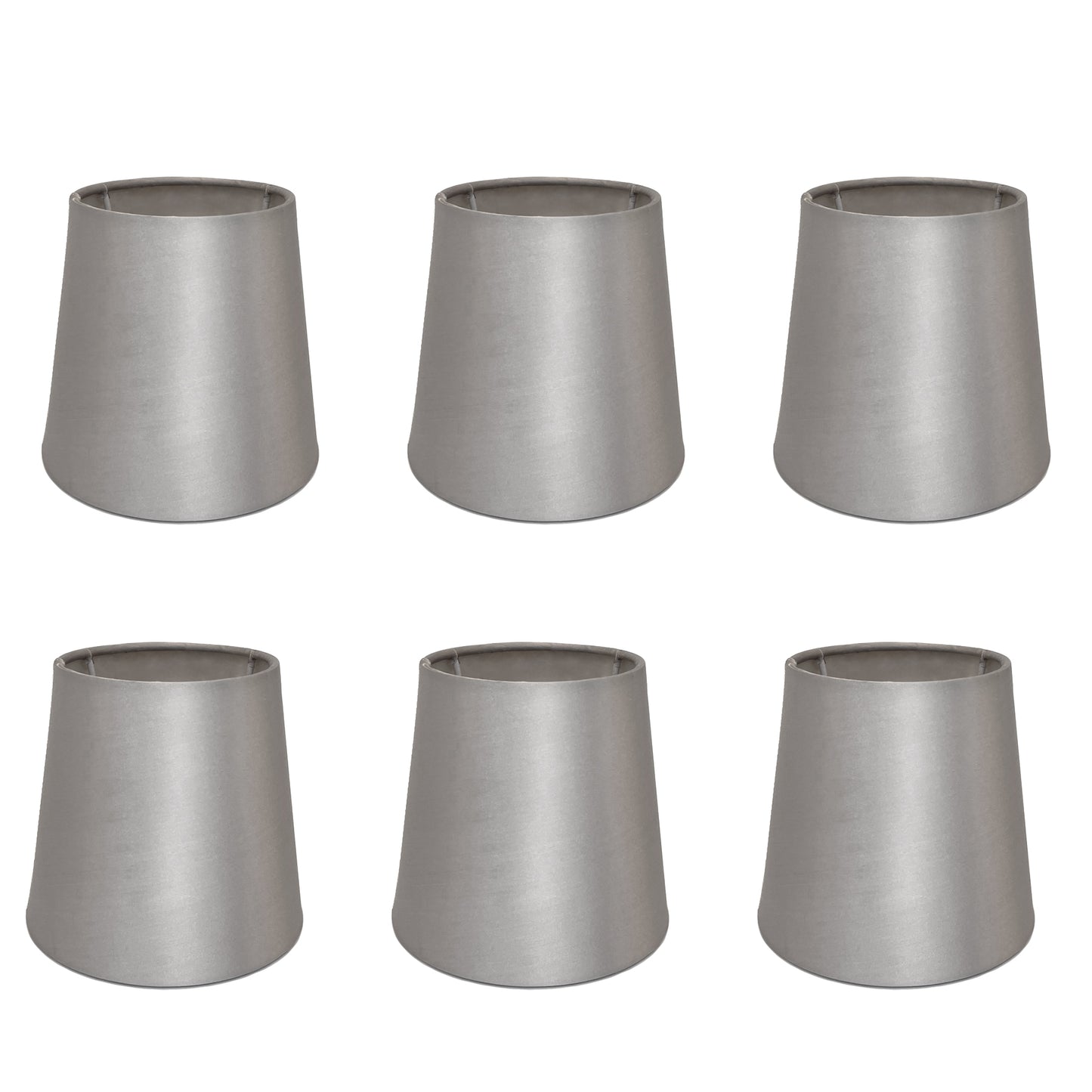 Paralumi liscio multicolori misura 15cm E14 per Lampadario Paralume in Tessuto Rigida