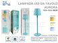 Lampada LED da Tavolo Aurora 10,8x10cm - Mini Lampada Design