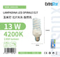 LAMPADINA LED SPIRALE E27 13W SPA13