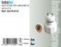 ADATTATORE PER LAMPADINA DA GU10 A E14