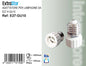 ADATTATORE PER LAMPADINA DA E27 A GU10