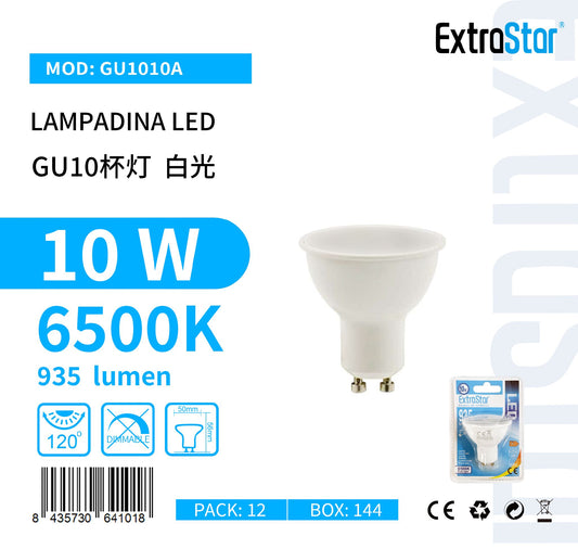 LAMPADINA LED 10W GU10 PAR16/MR16