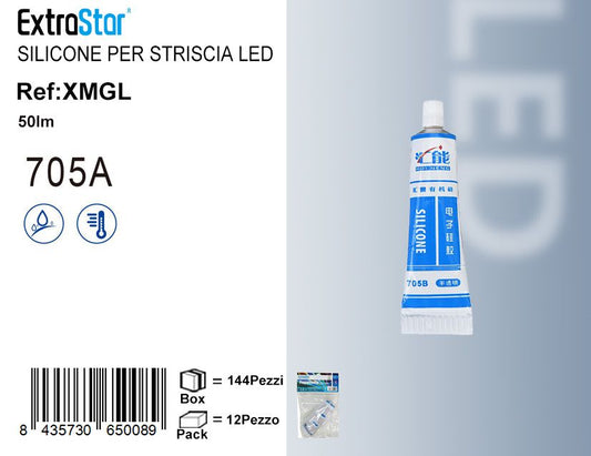 Silicone Impermeabilizzante per Striscia LED - Protezione IP65/IP67