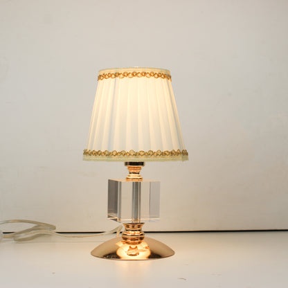 Lumetto piccolo stile moderna in cristallo e chromato LC001