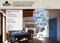 Lampadario in Tessuto Staccabile Modello Tiles - Serie Siciliano
