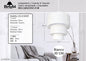 Lampadario in Tessuto Staccabile Unicatinta - Serie Soffice | 3 Colori Disponibili
