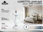 Lampada da Tavolo in Vetro Bianco E14 - Serie Classico Elegante Barocco