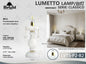Lampada da Tavolo in Vetro Bianco E14 - Serie Classico Elegante Barocco