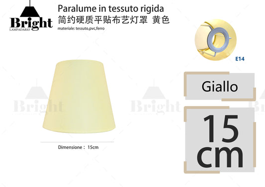 Paralume Cupola in Tessuto Opaco 30cm E27 - Colori dei macaron