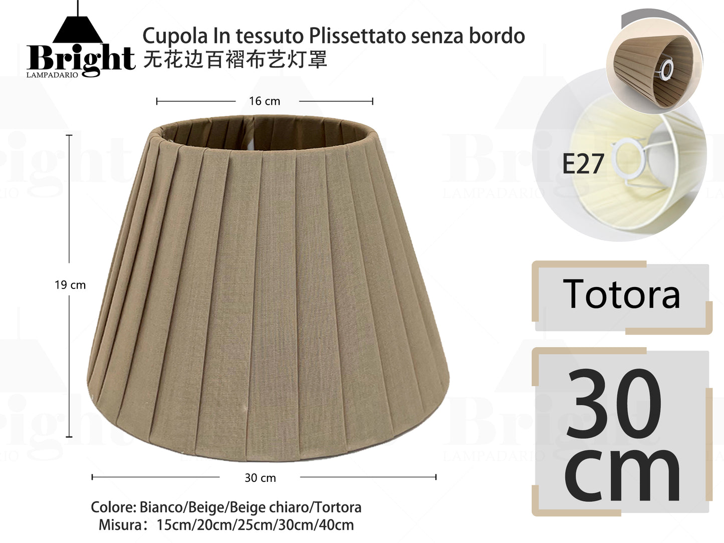 Lampenschirme 15cm für Lampadakrio, 3/6er Set Lampenschirm Stoff Lampenschirm E14