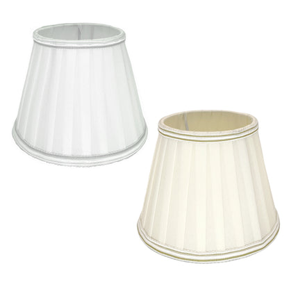 Cupola con Filo bordo misura 30cm E27 per lumetti in Tessuto Pieghettato Paralumi E27