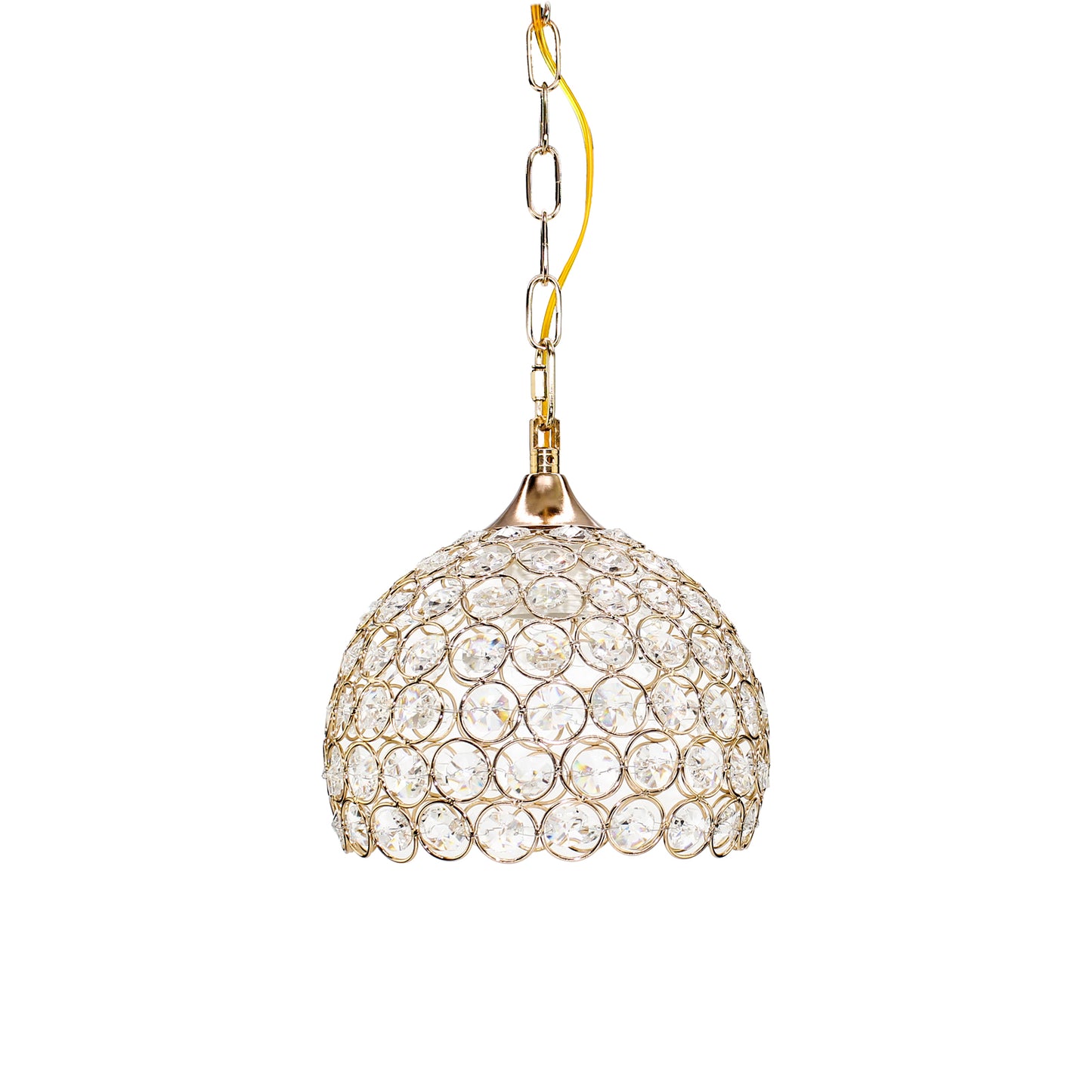 Sospensione Elegante Lampadario a Palla Aperta Ottogonali Sospensione a isola da cucina  E27 Lampada a sospensione in alluminio Argento/oro
