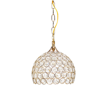 Sospensione Elegante Lampadario a Palla Aperta Ottogonali Sospensione a isola da cucina  E27 Lampada a sospensione in alluminio Argento/oro