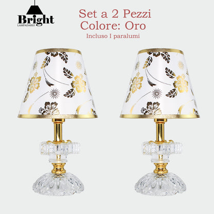 Lumetto di Vetro mod.1010Stella Misura Piccolo /lumi da comodino tavolo/in vetro…