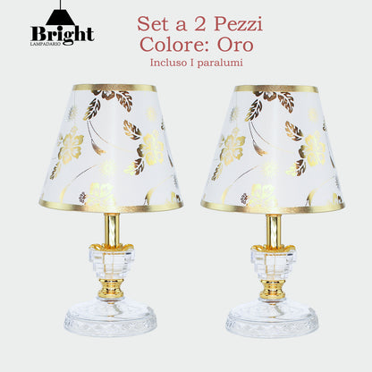 Lumetto di Vetro MOD.1020 lumi da comodino tavolo/ Lumetti in vetro…