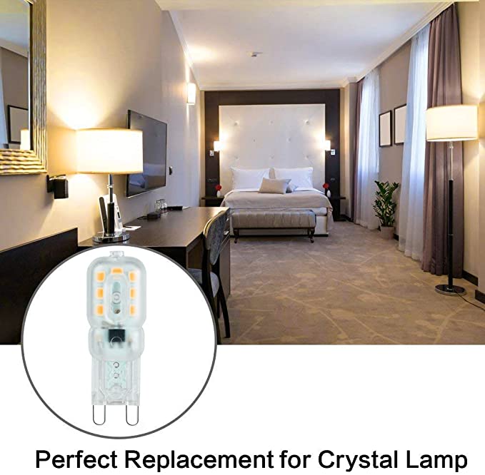 Lampadina LED G9, Bead2W, 200 lumen,230V Luce Fredda/Calda [Classe di efficienza energetica A+]