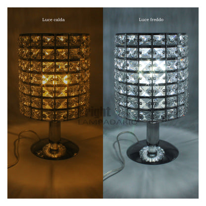 2 lumi camera da letto moderni set con 2 lampadine/lumi da comodino tavolo/in vetro…