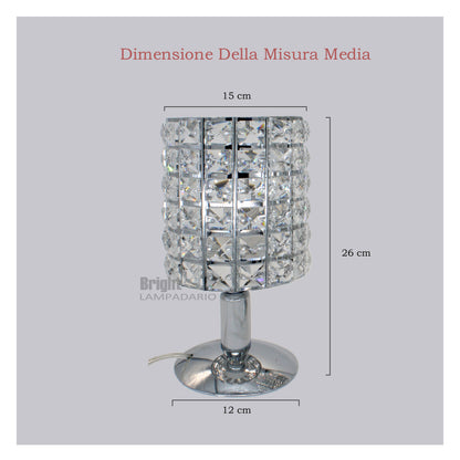 2 lumi camera da letto moderni set con 2 lampadine/lumi da comodino tavolo/in vetro…