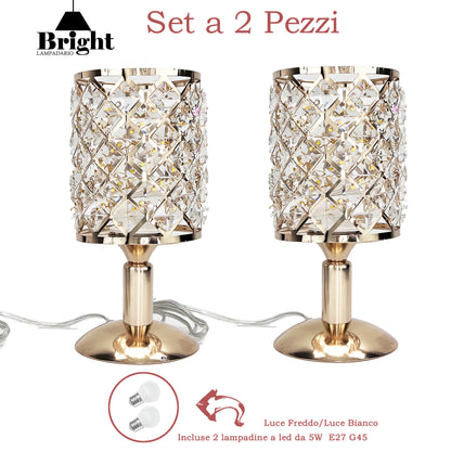 OBLIQUO 2 lumi camera da letto moderni/lumi da comodino tavolo/in vetro…