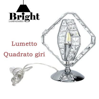 QUADRATO GIRI lumetto di camera da letto moderni/lumi da comodino tavolo/in vetro…