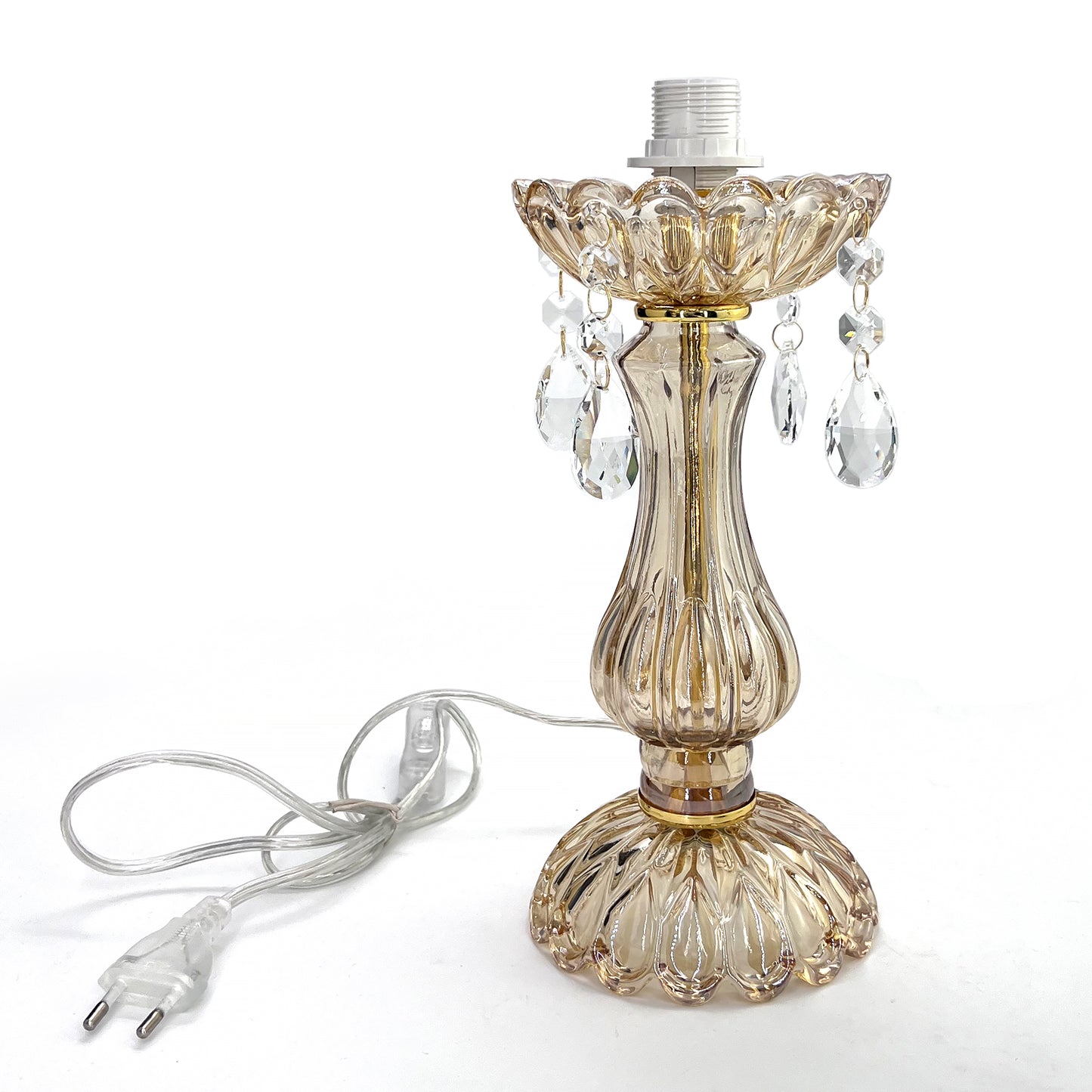 Lumetto AMBRA Tris Classico Vintage/lumi da comodino tavolo/in vetro…