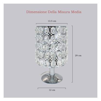 Set aus 2 modernen Schlafzimmerleuchten mit 2 Glühbirnen/Nachttischleuchten/Eierglas