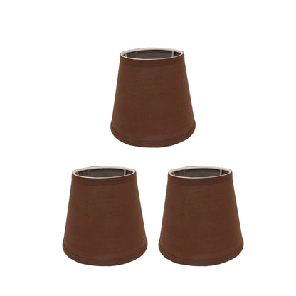 Paralumi liscio multicolori misura 15cm E14 per Lampadario Paralume in Tessuto Rigida