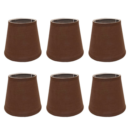 Paralumi liscio multicolori misura 15cm E14 per Lampadario Paralume in Tessuto Rigida