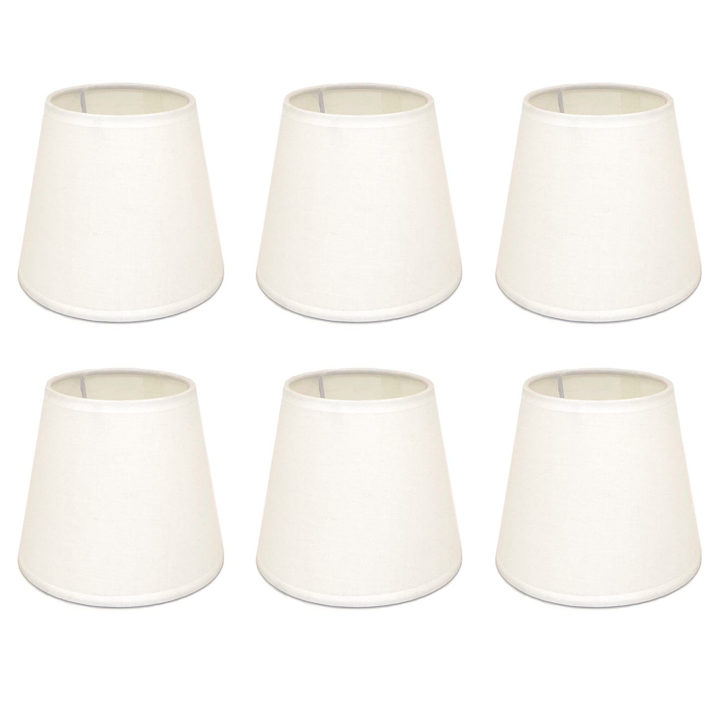 Paralumi liscio multicolori misura 15cm E14 per Lampadario Paralume in Tessuto Rigida