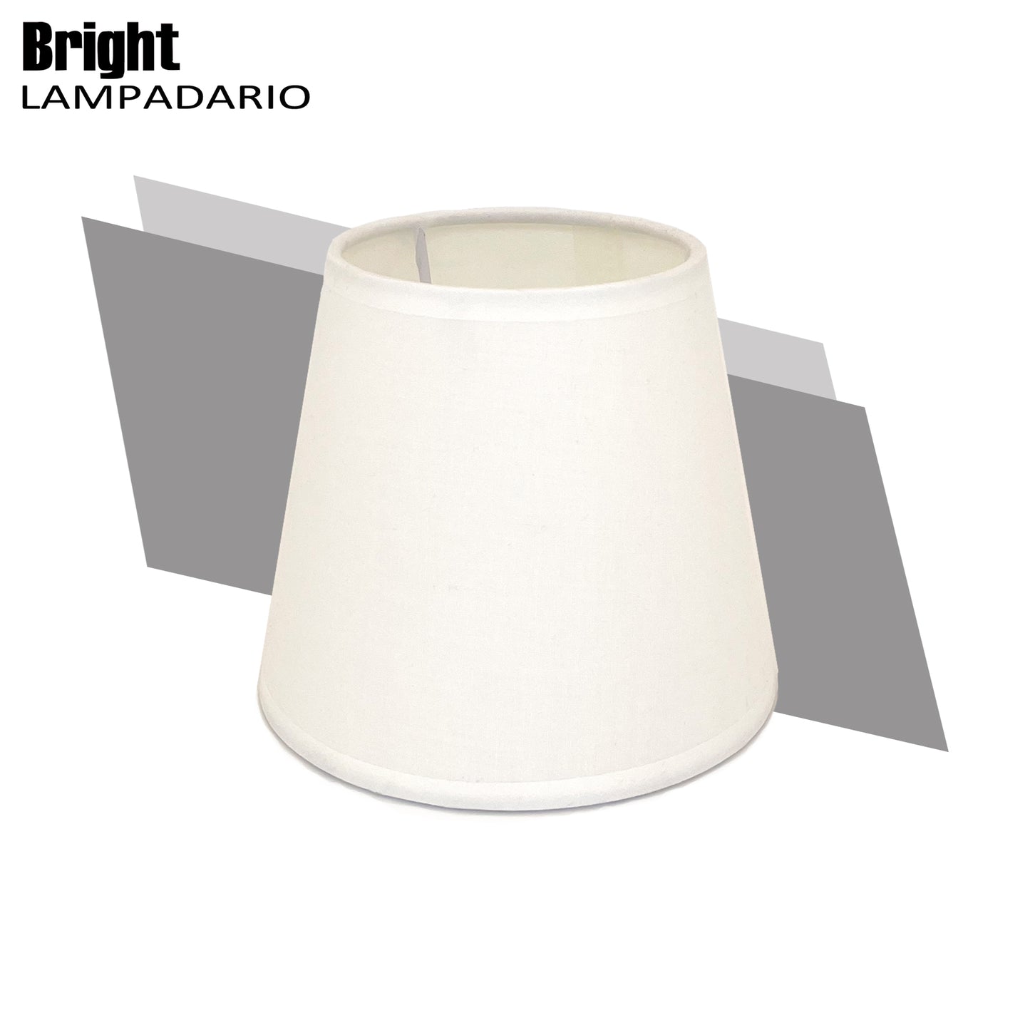 Paralumi liscio multicolori misura 15cm E14 per Lampadario Paralume in Tessuto Rigida
