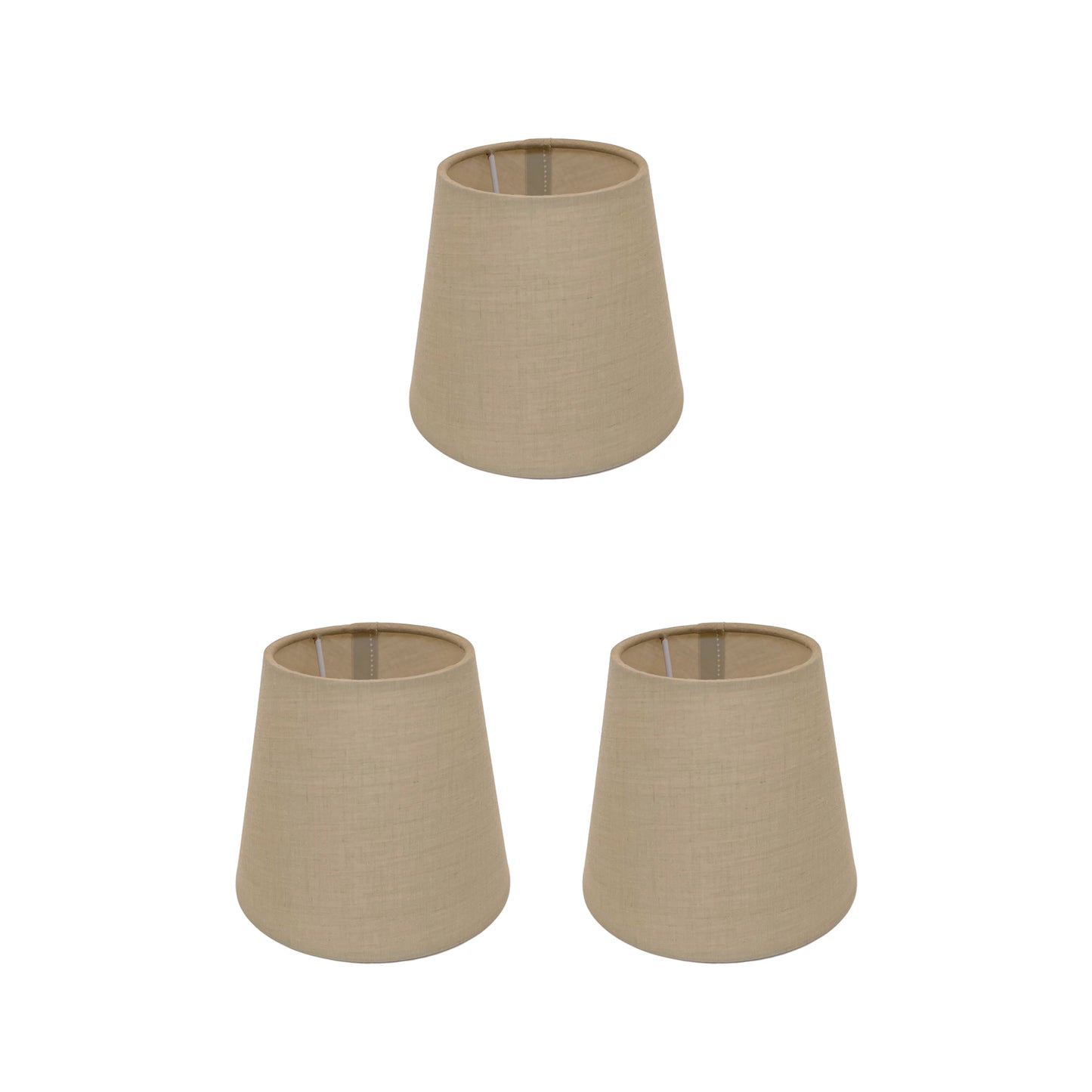 Paralumi liscio multicolori misura 15cm E14 per Lampadario Paralume in Tessuto Rigida