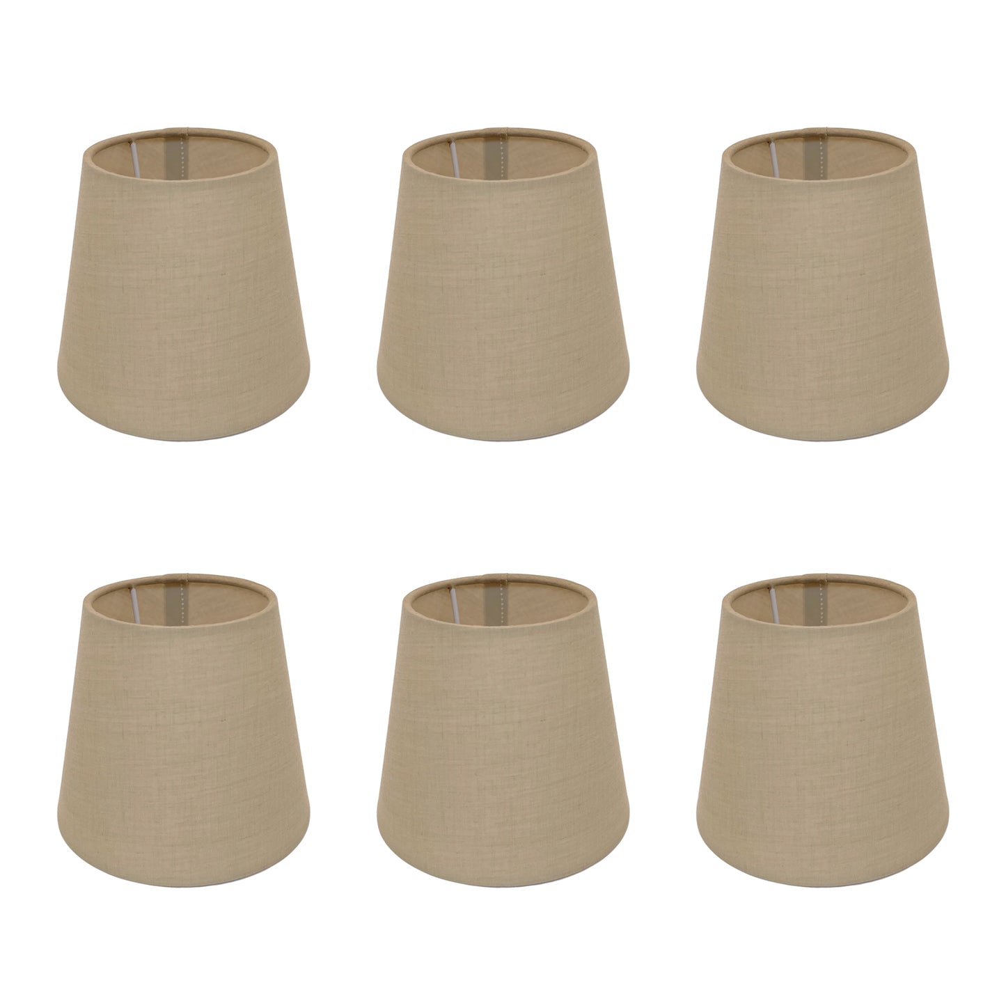 Paralumi liscio multicolori misura 15cm E14 per Lampadario Paralume in Tessuto Rigida