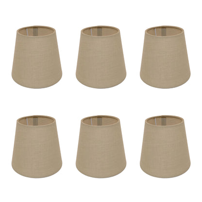 Paralumi liscio multicolori misura 15cm E14 per Lampadario Paralume in Tessuto Rigida