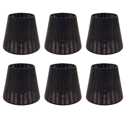 Paralumi natro misura 15cm per Lampadario, Set a 3/6 Paralume in Tessuto Paralume E14