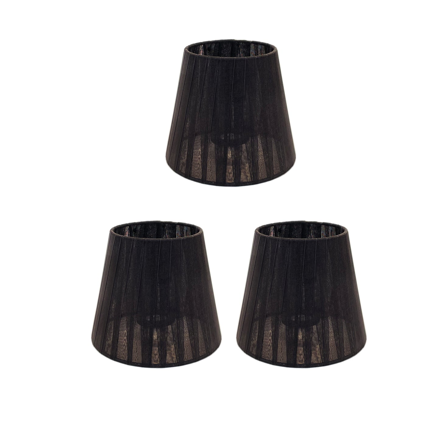 Paralumi natro misura 15cm per Lampadario, Set a 3/6 Paralume in Tessuto Paralume E14