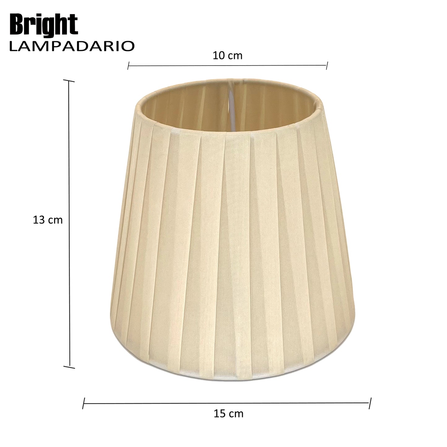 Lampenschirme 15cm für Lampadakrio, 3/6er Set Lampenschirm Stoff Lampenschirm E14